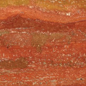 Red Travertine Vein Cut